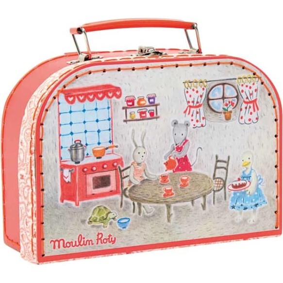 Suitcase - Tea Party Ceramic Set The Big Family - Developmental Toys - 1
