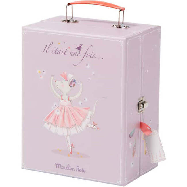 Suitcase - Ballerina Mouse & Tutus in Wardrobe - Plush - 2