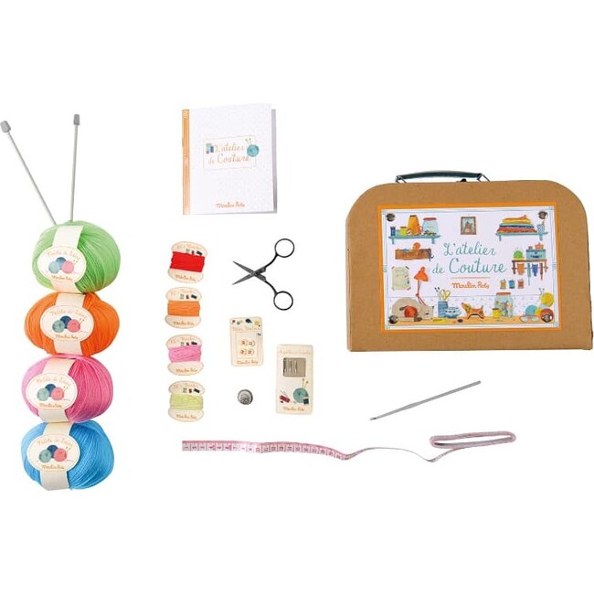 Suitcase - Sewing & Knitting Set - Woodens - 3