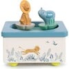 Lion & Elephant Under my Baobab Tree music box - Woodens - 2