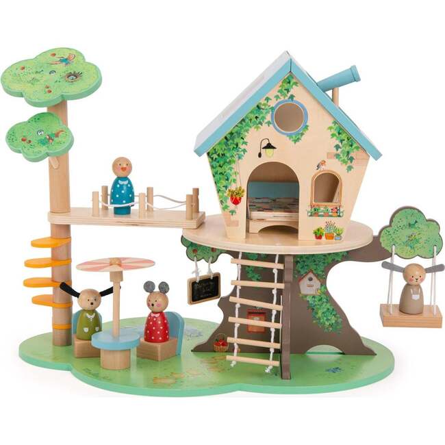 Assorted Wooden Characters - Playhouse The Big Family