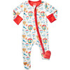 Long Sleeve Zip Footie, Take Flight - Pajamas - 1 - thumbnail