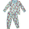 Long Sleeve Pajama Set, Pasta - Pajamas - 1 - thumbnail