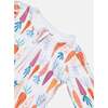 Long Sleeve Zip Footie, Carrots - Pajamas - 2