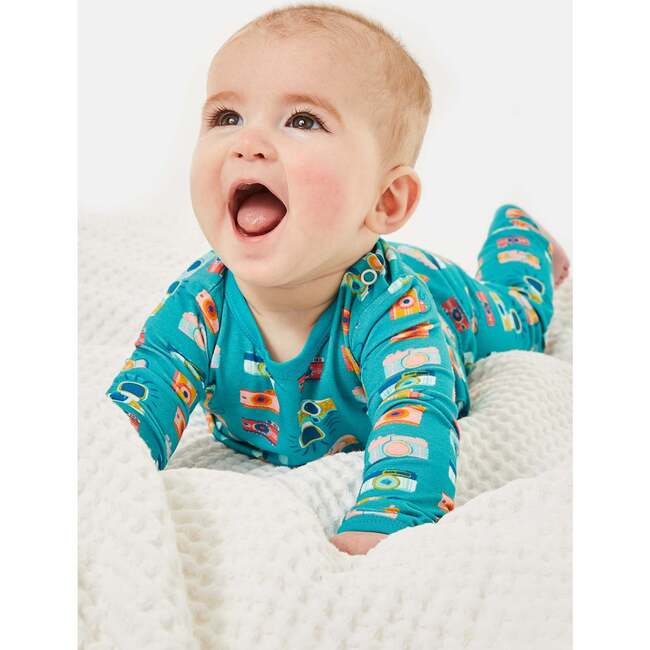 Long Sleeve Pajama Set, Cameras - Pajamas - 2