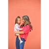 Stretchy Long Sleeve Twirl Dress and Leggings, Sweet Dreams Pink - Pajamas - 3