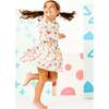 Stretchy Long Sleeve Twirl Dress and Leggings, Sweet Dreams Pink - Pajamas - 5