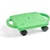 Neon Indoor Scooter Board with Safety Handles for Kids Ages 6-12, Plastic Floor Scooter Board with Rollers - STEM Toys - 1 - thumbnail