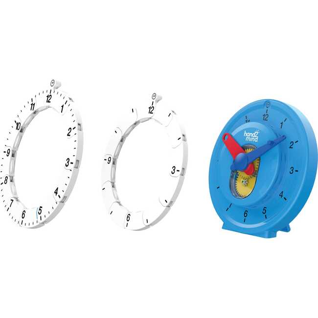 NumberLine Clock: Deluxe Set of 6 - STEM Toys - 2