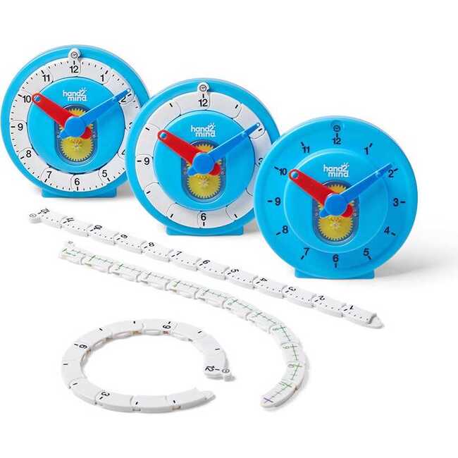 NumberLine Clock: Deluxe Set of 6 - STEM Toys - 4