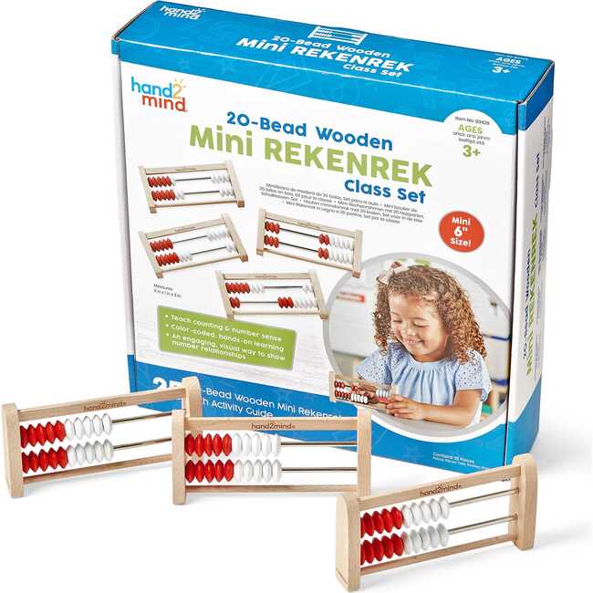 Mini 20-bead Rekenrek, Set of 25