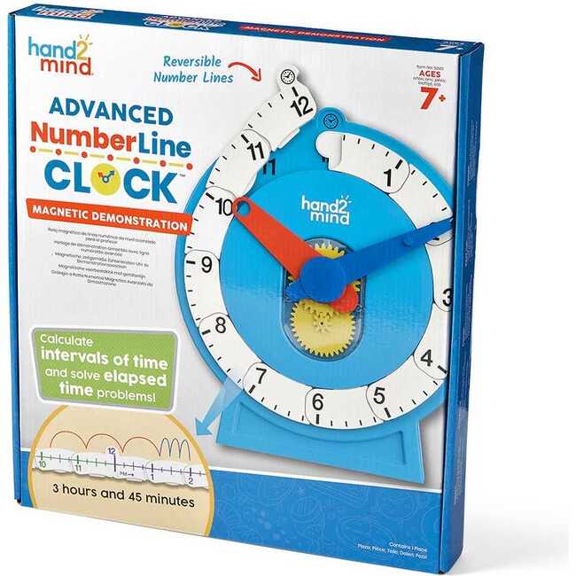 Magnetic Demonstration Advanced NumberLine Clock™ - STEM Toys - 3