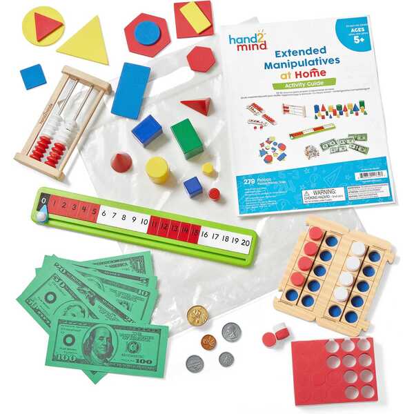 Extended Manipulatives at Home Kit, Ages 5+ - hand2mind Educational ...