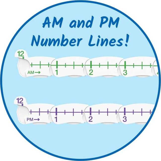 Magnetic Demonstration Advanced NumberLine Clock™ - STEM Toys - 7