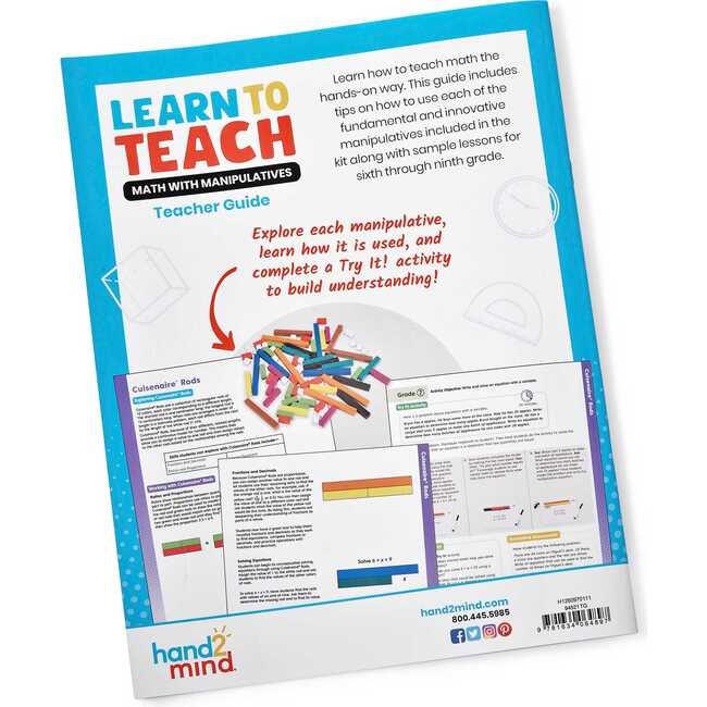 Learn to Teach Math with Manipulatives, Grades 6-9 - STEM Toys - 3