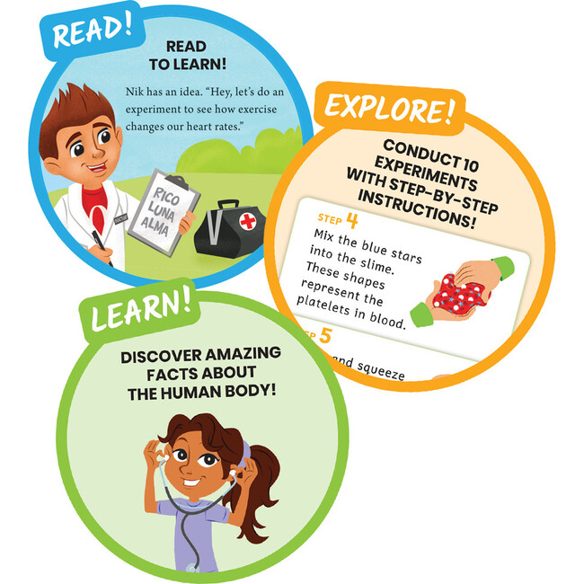 Head-to-Toe Human Body Science Lab - STEM Toys - 6