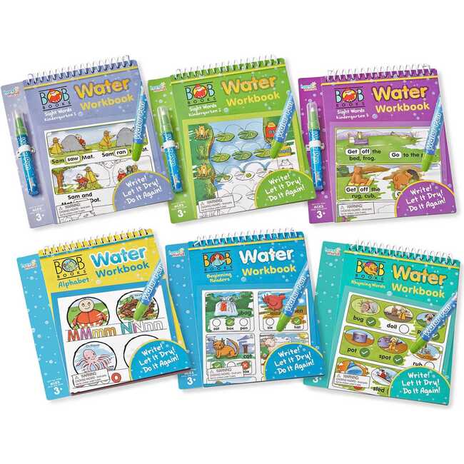 Bob Books® Reading Readiness Water Workbook Set