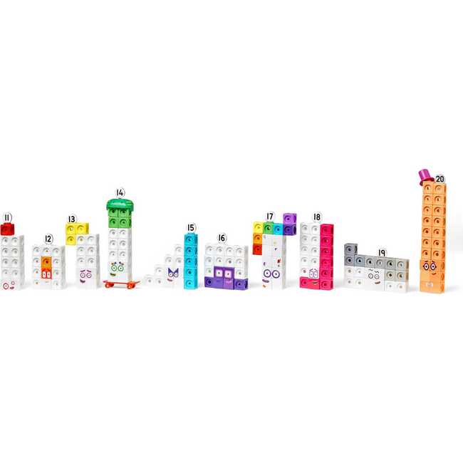 MathLink® Cubes Numberblocks 11–20 Activity Set - hand2mind Educational  Toys | Maisonette