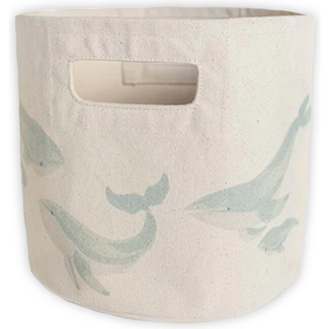 Follow Me Printed Pint, Whale - Burp Cloths - 1
