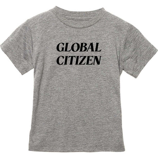 Global Citizen Short Sleeve Kids T-Shirt, Grey