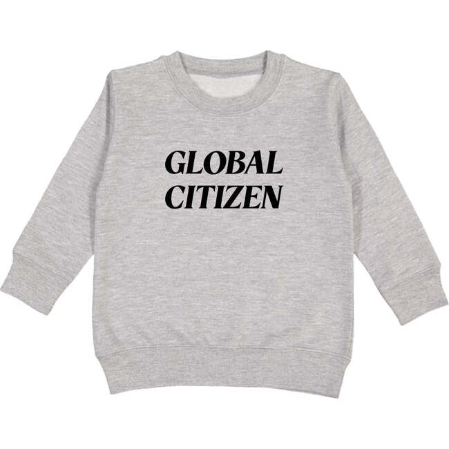 Global Citizen Long Sleeve Kids Sweatshirt, Grey
