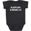 Sleepless in Brooklyn Baby Bodysuit, Charcoal Grey - Onesies - 1 - thumbnail