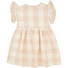 Cece Ruffle Sleeve Dress, Tan Beige - Dresses - 1 - thumbnail