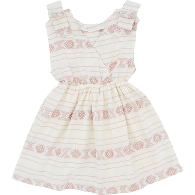 Agnes Sleeveless Pinafore Dress, Dust Pink - Dresses - 2