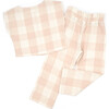 Leonor Sleeveless Top And Pant Set, Tan Beige - Mixed Apparel Set - 2