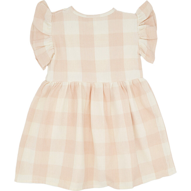 Cece Ruffle Sleeve Dress, Tan Beige - Dresses - 2
