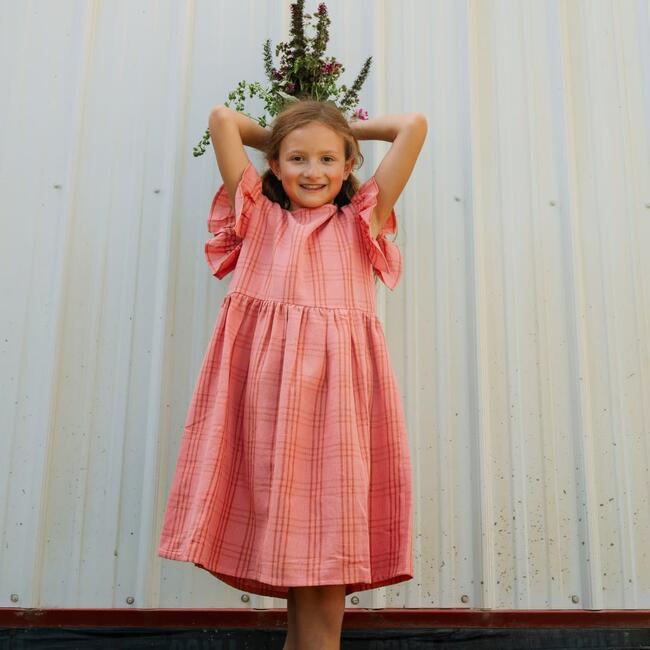 Cece Ruffle Sleeves Dress, Amber - Dresses - 3