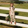 Leonor Sleeveless Top And Pant Set, Tan Beige - Mixed Apparel Set - 3