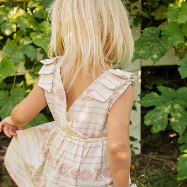 Agnes Sleeveless Pinafore Dress, Dust Pink - Dresses - 4