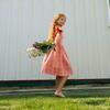 Cece Ruffle Sleeves Dress, Amber - Dresses - 5