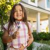 Magnolia Checked Top And Skirt Set, Orange Flower - Mixed Apparel Set - 4
