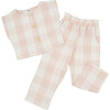 Leonor Sleeveless Top And Pant Set, Tan Beige - Mixed Apparel Set - 6