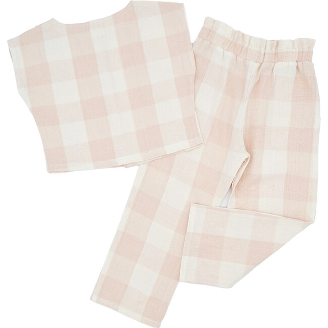 Leonor Sleeveless Top And Pant Set, Tan Beige - Mixed Apparel Set - 7