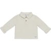 Tos 2-Buttoned Shirt, Arctic Ivory - Shirts - 1 - thumbnail