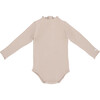 Ziggy Long Sleeve Bodysuit, Misty Rose - Onesies - 1 - thumbnail