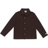 Touten Classic Button-Down Shirt, Espresso - Shirts - 1 - thumbnail