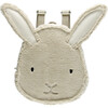 Paui Bunny Curly Faux Fur Schoolbag, Beige - Bags - 1 - thumbnail