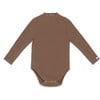 Ziggy Long Sleeve Bodysuit, Toffee - Onesies - 1 - thumbnail