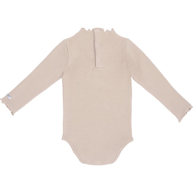 Ziggy Long Sleeve Bodysuit, Misty Rose - Onesies - 2