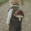 Tum Toadstool Classic Leather Backpack, Burgundy - Backpacks - 2