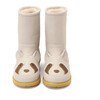 Wadudu Special Raccoon Leather Lining Boots, Ivory - Boots - 3