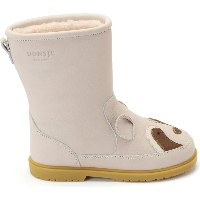 Wadudu Special Raccoon Leather Lining Boots, Ivory - Boots - 4