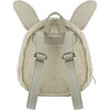 Paui Bunny Curly Faux Fur Schoolbag, Beige - Bags - 4