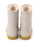 Wadudu Special Raccoon Leather Lining Boots, Ivory - Boots - 5