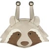 Kapi Special Raccoon Classic Leather Backpack, Ivory - Backpacks - 1 - thumbnail