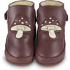 Mush Toadstool Classic Leather Lining Booties, Burgundy - Booties - 3